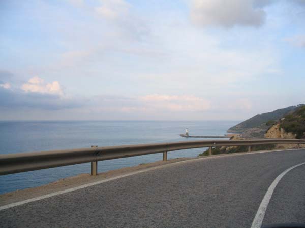 Espagne 004 - La mer vue de la voiture